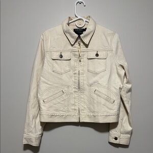Ralph Lauren Cropped Denim Jacket Petite Large